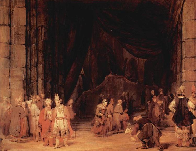 Aert de Gelder The temple entrance oil painting image